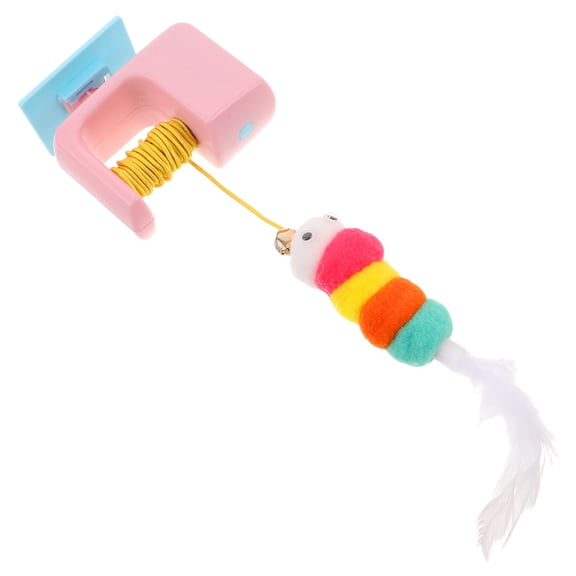 SWETRACE Automatic Door Hanging Cat with Retractable Rope for Indoor Cats