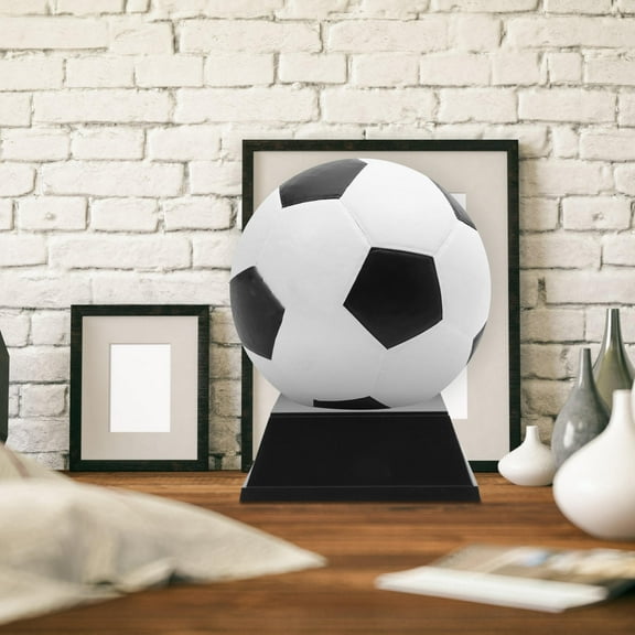 SWETRACE Basketball Holder Stand 1Pack Standard Design for Home Use 4.83x4.83x1.89in Black Plastic