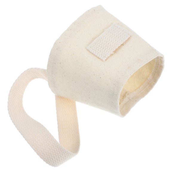 SWETRACE Reusable Beige Canvas Coffee Cup Protector Sleeve for Daily Use with Strap