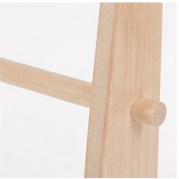 SWETRACE Beige Wooden Ribbon Storage Rack, Wall Mount Craft Organizer Holder for Sewing Room, Wrap, Flower Shop Display