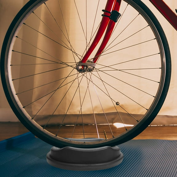 SWETRACE Bicycle Trainer Stand Black Plastic for Indoor Cycling Training 4Pcs 8.9X4.06X2.36In