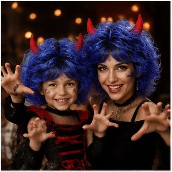 SWETRACE K-Silk Wig, Cosplay Costume Accessory for , Christmas, Holiday Parties and Dress Up Themed Events