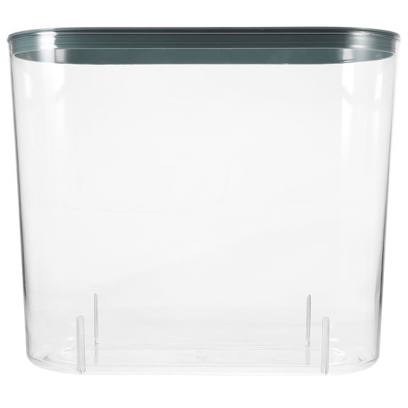 SWETRACE Blue Plastic Trash Can Clear Wastebasket for Home Kitchen Bathroom Office Use