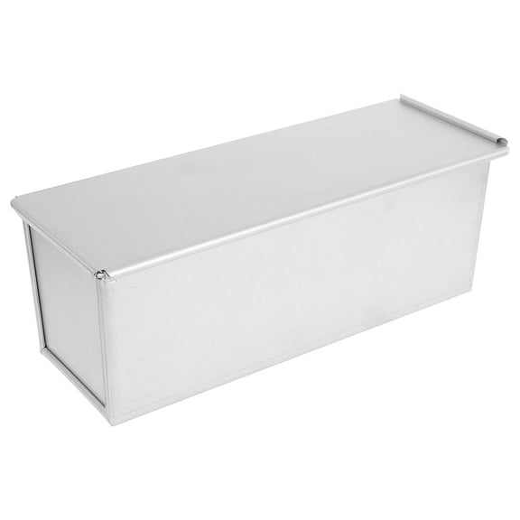 SWETRACE Household Plated Silver Loaf Pan for Baking Toast and French Bread with Lid