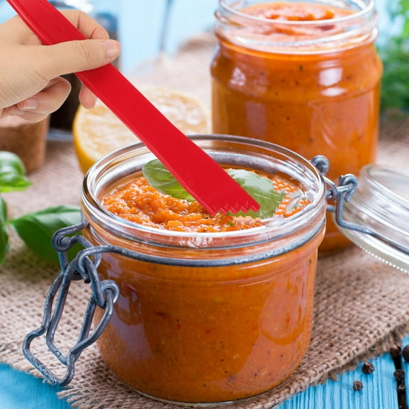 SWETRACE Canning Bubble Remover 6Pcs Red Plastic for Air Removal in Jars and Kitchen Gadget