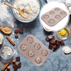 SWETRACE Carbon Steel Cartoon Cake Mold Golden Non Stick Bakeware for Cakes Cookies Desserts