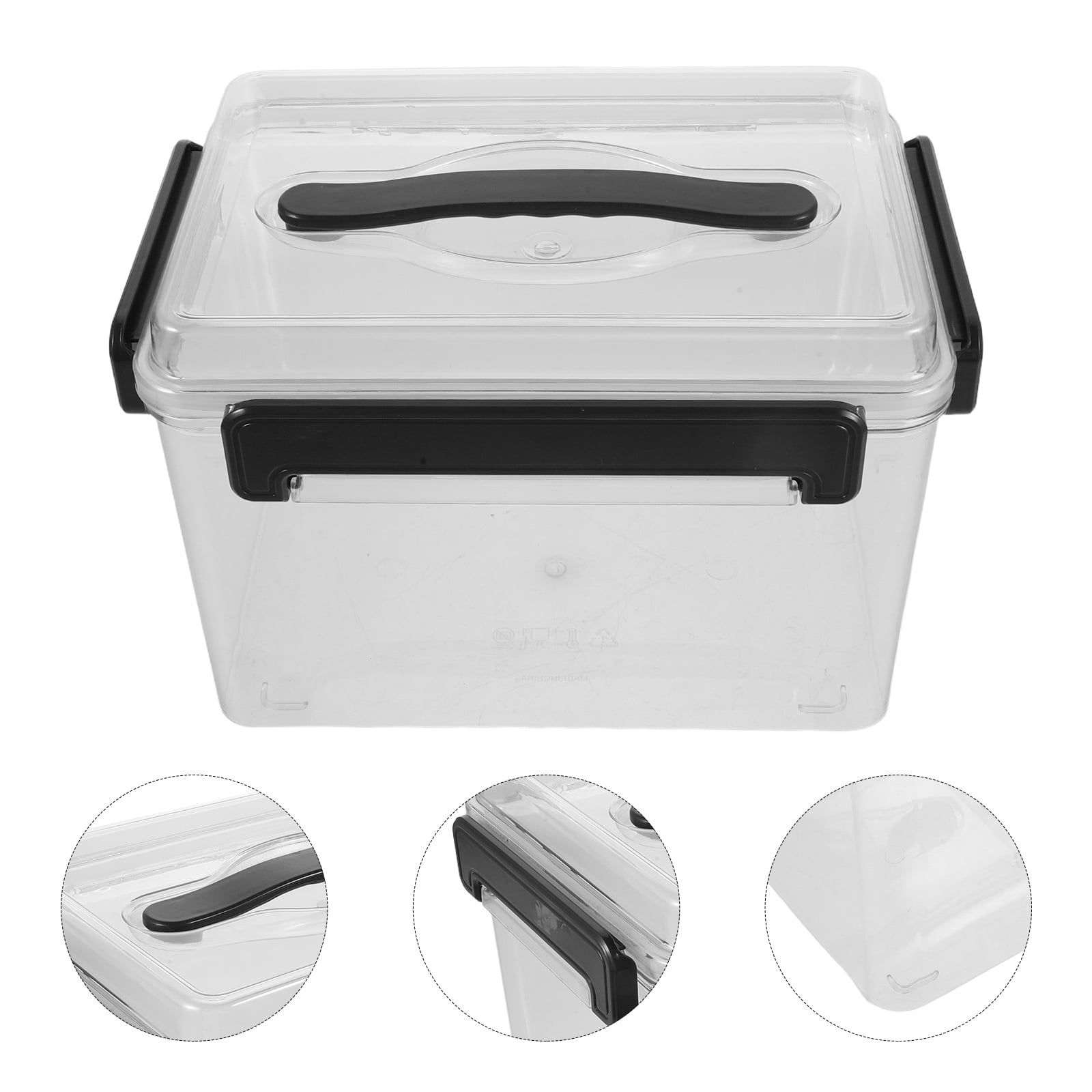SWETRACE Clear Plastic Camera Equipment Storage Box Designed for ...