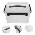 SWETRACE Clear Plastic Camera Equipment Storage Box Designed for ...