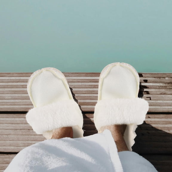 SWETRACE Clogs Shoe Liners 1 Pair White Fleece Removable Insole For Men And Women