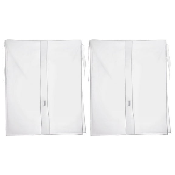 SWETRACE Clothes Rack Cover 2Pcs in White Color for Home Use with - and Waterproof Features