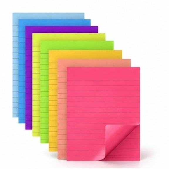 SWETRACE Colored Mini Note Pads with Sticky Tabs, Small Writing Pads for Planning, To-Do Lists, Study Notes and Reminders