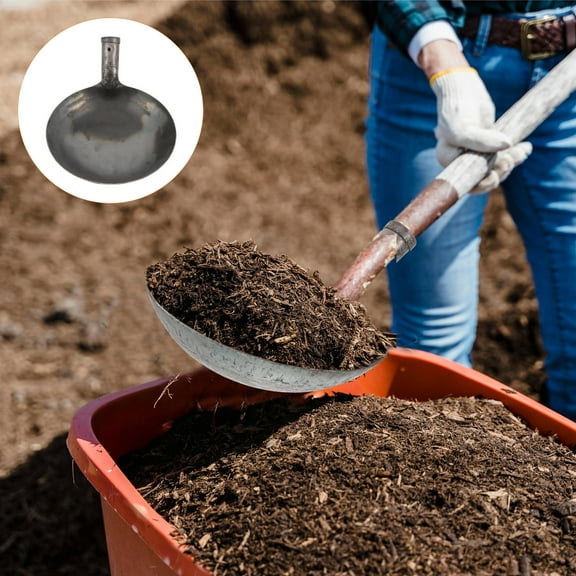 SWETRACE Compost Scoop 1Pcs Iron for and Waste Removal in Home and Construction