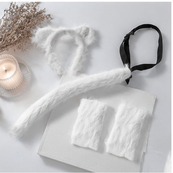 SWETRACE Cosplay Decor Accessory 1Pcs Furry Costume Women White for Parties and Costume Transformation