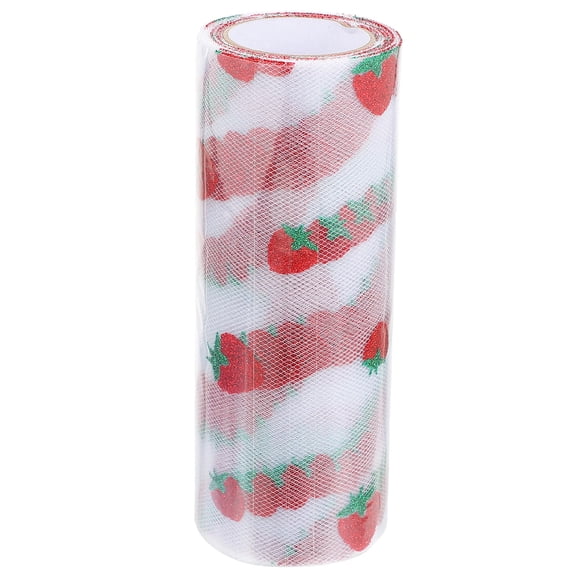 SWETRACE Crafts Net Yarn 1 Roll 900X15X0.1in White Polyester for Home Decoration and Photography