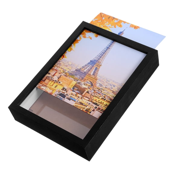 SWETRACE Creative Wooden Picture Frame Safe for Home Keepsake and Money Storage