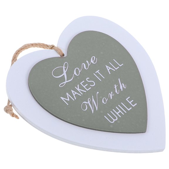 SWETRACE Decorative Wood Board Plaque with Hanging String for Office Door and Home Wall Decoration