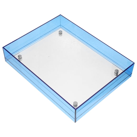 SWETRACE Transparent Acrylic Frame, Blue, Double Sided, Modern Minimalist Style