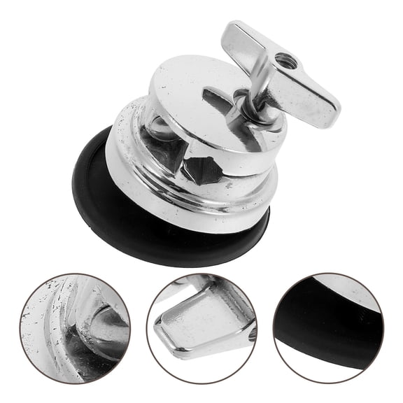 SWETRACE Drum Set Leg Base Clamp Iron Tom Mount Bracket for Drum Kit, Sturdy Design with High Resistance and Versatile Use