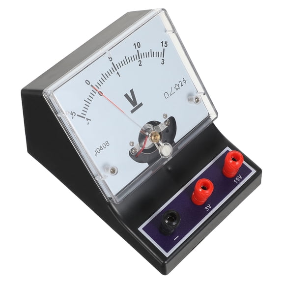 SWETRACE Dc Pointer Voltmeter Analog Voltage Meter for Physics Experiments