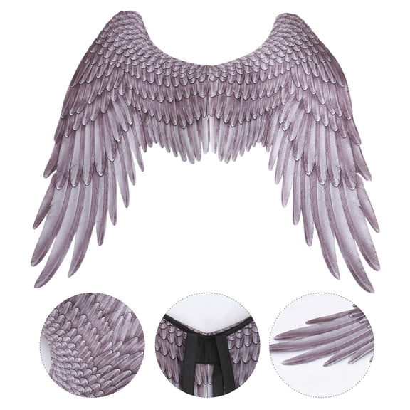 SWETRACE Cosplay Wings Black for Carnival Masquerade and Costume Events