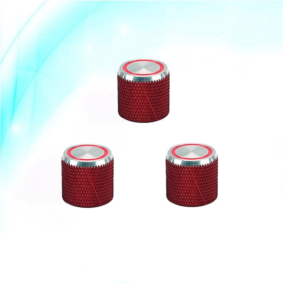 SWETRACE Guitar Effect Knob Speed Control Metal Silver 3PCS