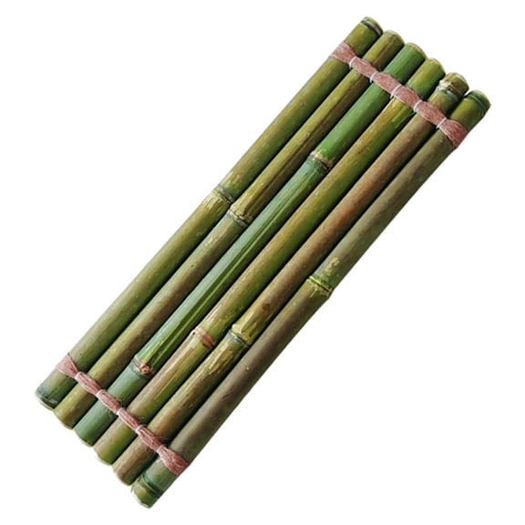 SWETRACE Fish Tank Bamboo Board 35x15cm Green Rectangular Diy Decor For Home Decor 1Pack