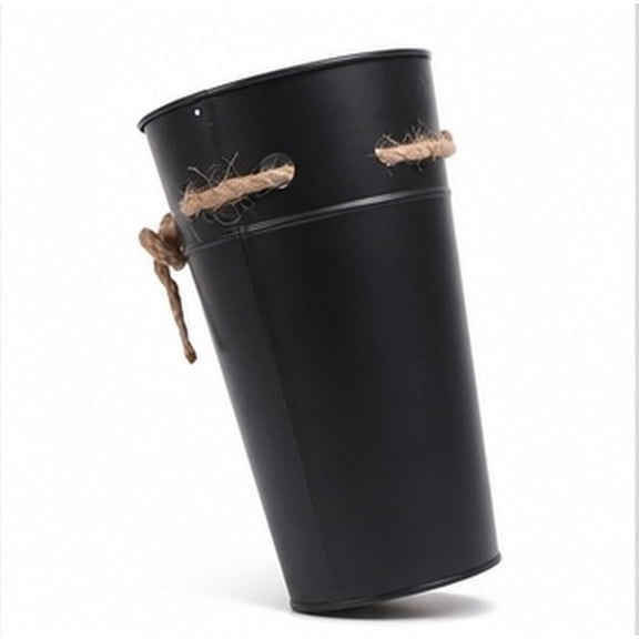 SWETRACE Vintage Style Bucket Black Practical Utility for Gardening