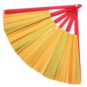 SWETRACE Red Folding Hand Tai Fan for Stage , Parties, and Events - 1 Piece