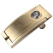 SWETRACE Front Door Knocker with Peephole Zinc Alloy Golden Security Knocker for Home Use