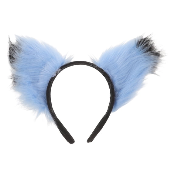 SWETRACE Plush Fox Ears Headband Cute Fluffy Costume Accessory for Parties