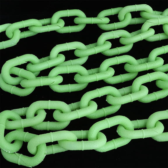 SWETRACE Glow in The Dark Chain Light Green Plastic Decorative Prop