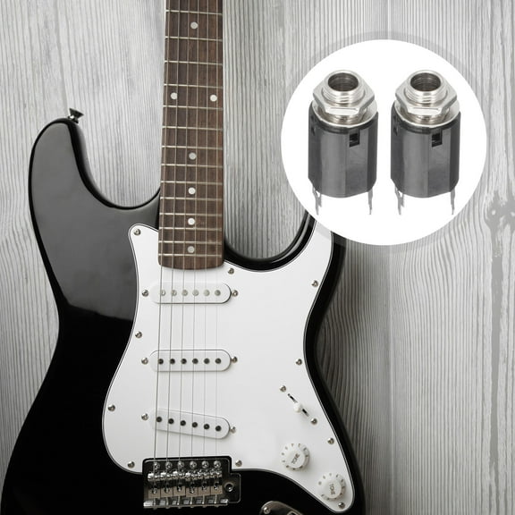 SWETRACE Guitar Jack Adapter 3Pcs Professional Microphone Jack Plug for Musicians Audio Output