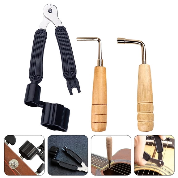 SWETRACE Guitar Accessory Guitar String Winder Cutter Metal 1 Set