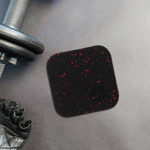 SWETRACE Gym Mats 4Pcs for Walking Pad and Exercise Equipment Home Gym Use Rubber