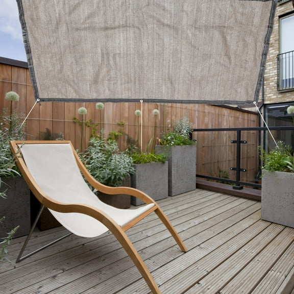 SWETRACE HDPE Mesh Screen 1Set for Balcony Patio Sun Blocking and Privacy 79x39in