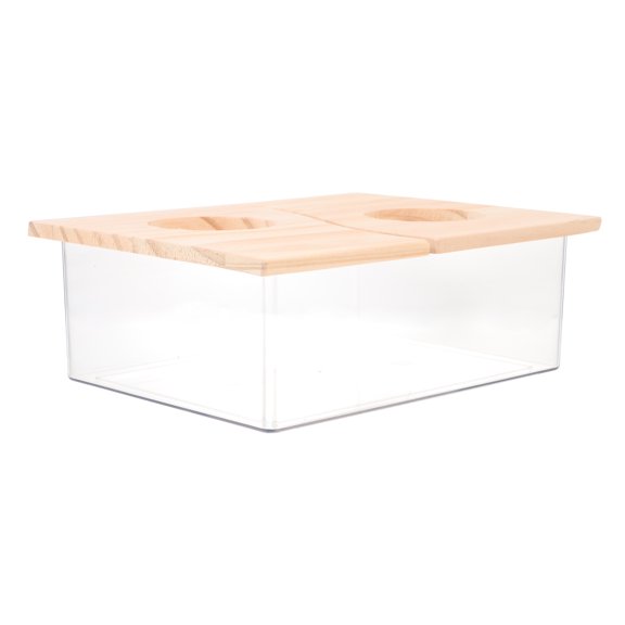 SWETRACE Hamster Sand Bath Multi Wood Breathable for Small Pet Owners 1Set