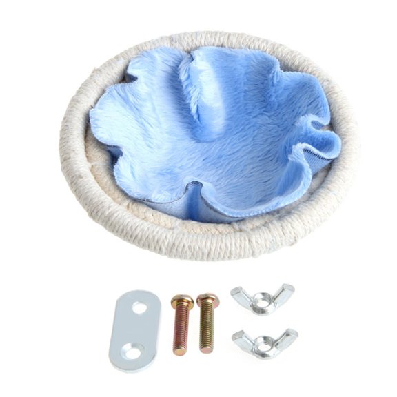 SWETRACE Handmade Cotton Rope Nest for Birds Durable Safe Breeding and Hatching House for Small Parrot