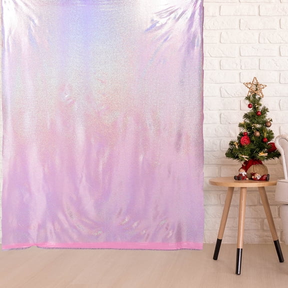 SWETRACE Glittering Pink Party Backdrop for Photography and Home Decoration