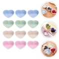 thumbnail image 1 of SWETRACE HeartShaped Plastic Dipping Bowls for Storage Assorted Colors 12 Pieces, 1 of 8
