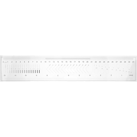 SWETRACE High Precision Crack Measuring Ruler Plastic Surface Defect Measurement Tool