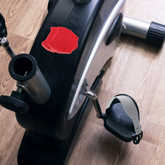 SWETRACE Indoor Exercise Bike Accessory 2Pcs Black PP Pedal Straps Adjustable For Cycling