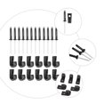thumbnail image 1 of SWETRACE Kayak J Hooks with Rivits 12 x Rivets Lightweight Portable for Canoeing, 1 of 8