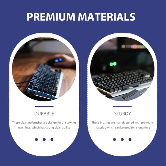 SWETRACE Keyboard Cleaning Brush with Keycap Puller, Lightweight Plastic Key Remover Tool for PC, Laptop, Desktop Dust Removal