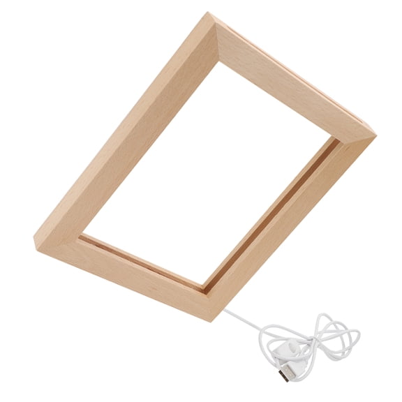 SWETRACE LED Illuminated Picture Frame for Table Decoration with Creative Design in White LED Light 1 PCS