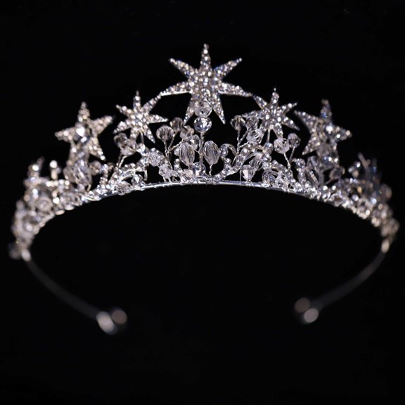 SWETRACE Elegant Rhinestone Crown for Wedding and Party Use with Comfortable Fit