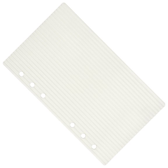 SWETRACE Light Yellow Clear Acrylic 6 Ring Planner Binder Cover for Office Organization