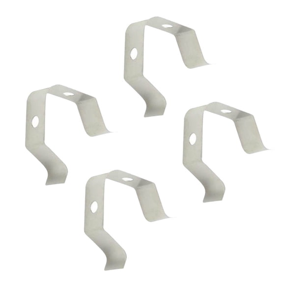SWETRACE Grill Temperature Organizer Silver Meat Probe Clip Holder 1.6x0.6in