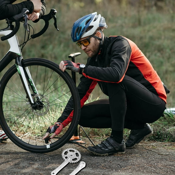 SWETRACE Crank for Bike Single Chain Wheel Crankset Aluminum Alloy 1 Set 9.82x5.11x1.57in