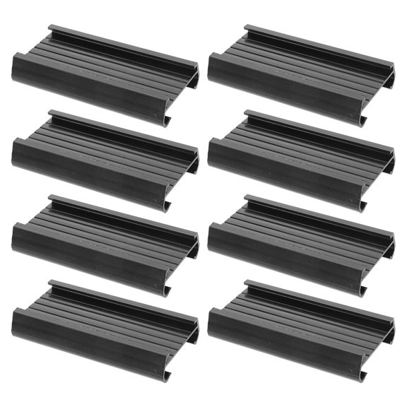 SWETRACE 8 PVC Shelf Labels, Retail Price Display Tags for Shelves, Store Rack Sign Holders, Simple Design