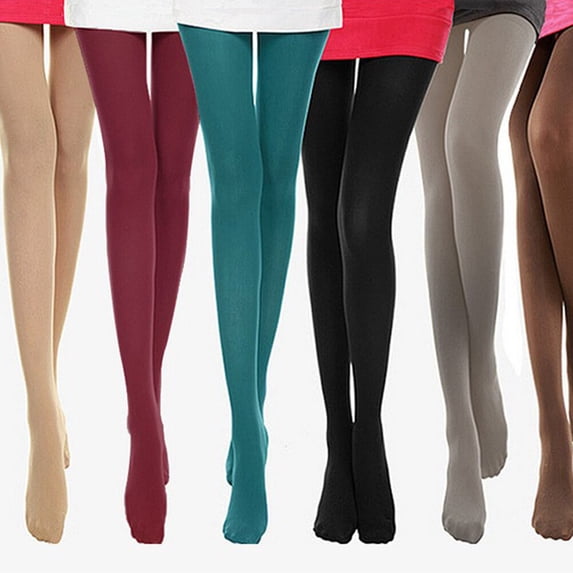 SWETRACE Pantyhose for Women Black Tights Elastic Leggings Warm Lined Thermal Stretchy